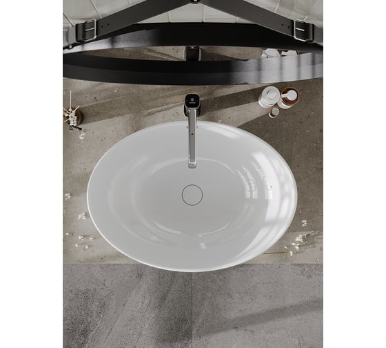 Раковина чаша ORANGE накладная, белая B08-585w