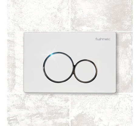 Инсталляция серия FM, белая кнопка flushmatic SM-FM-1W