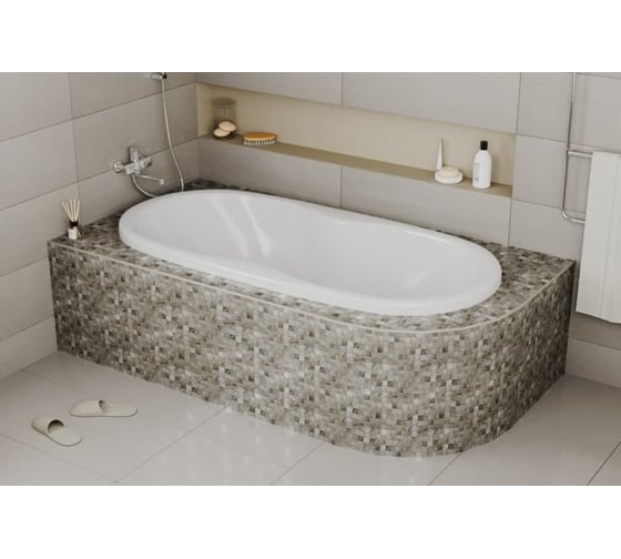 Акриловая ванна Teymi Iva отдельностоящая 180x90, с ножками T30610 ЦБ-00260927