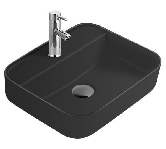 Раковина AVIMANO Vision прямоугольная, черный матовый 1245122