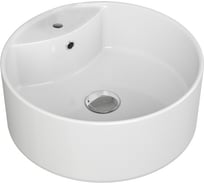 Раковина Teymi Lina S накладная D40 с полочкой под смеситель, белая T50104 ЦБ-00263656