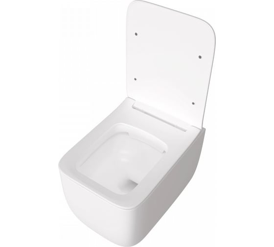 Подвесной унитаз Teymi Lori безободковый, сиденье микролифт T40501 ЦБ-00266826