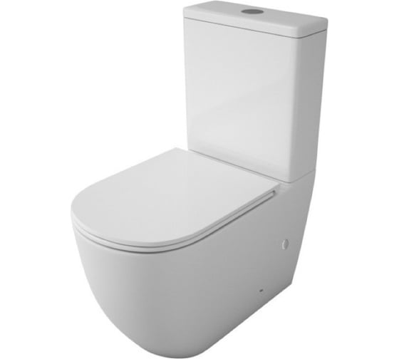 Напольный унитаз Teymi Lina безободковый, сиденье микролифт T40103 ЦБ-00264840