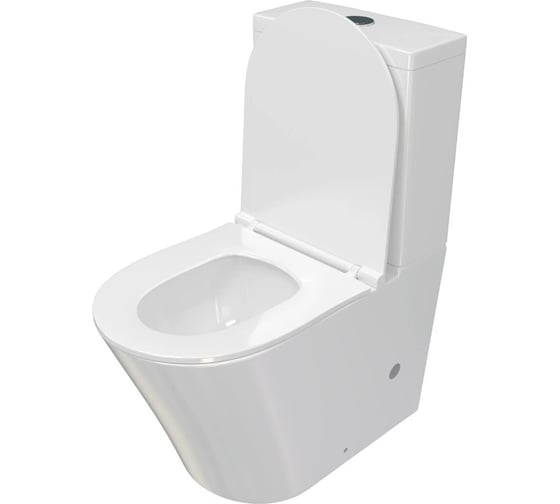 Напольный унитаз Teymi Solli безободковый, сиденье микролифт T40204 ЦБ-00266211