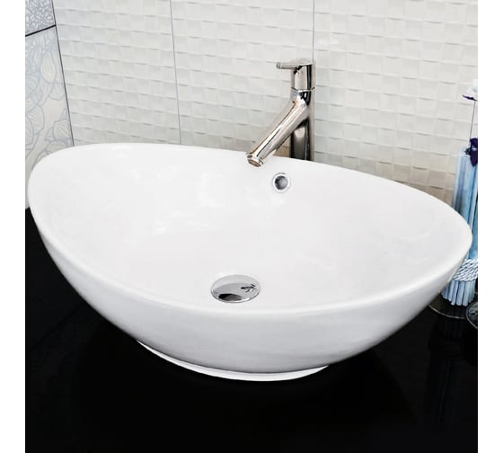 Раковина Teymi Lori 60 накладная, белая T50503 ЦБ-00260329