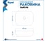 Раковина Teymi Solli 50 artceramic, накладная, белая T50204 ЦБ-00260330 4
