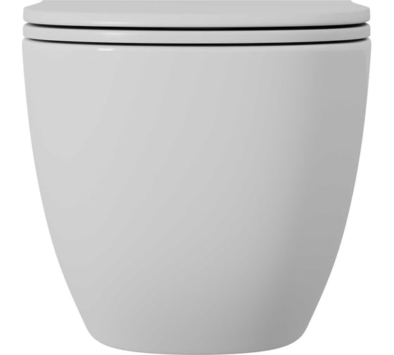 Подвесной унитаз D&K DK Matrix DT1396016 комплект, безободковый, 490х370х360 мм, сиденье микролифт, белый DS1391607