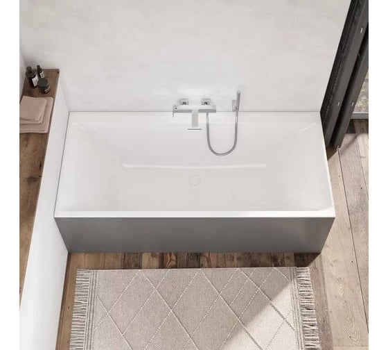 Ванна Villeroy & Boch subway 3.0 Ubq170sbw2dv-01 1700x750x480 мм, материал кварил, слив/перелив + ножки 00000093815