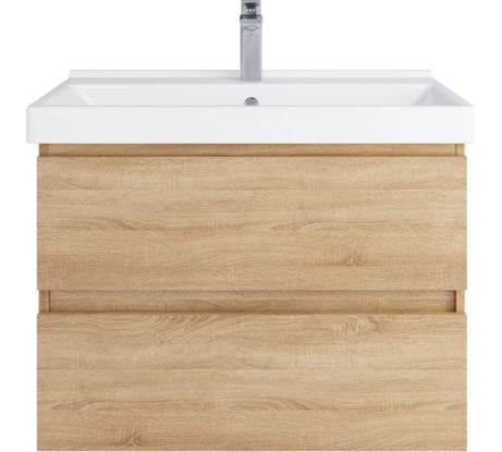 Подвесная тумба Sanstar тоскана 80 с раковиной фест 80 (комплект) для ванной комнаты 395.1-1.4.1.КФЕС