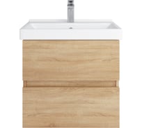 Подвесная тумба Sanstar тоскана 60 с раковиной фест 60 (комплект) для ванной комнаты 391.1-1.4.1.КФЕС