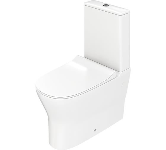 Напольный унитаз Teymi Ellie безободковый, сиденье микролифт T40801 ЦБ-00266660
