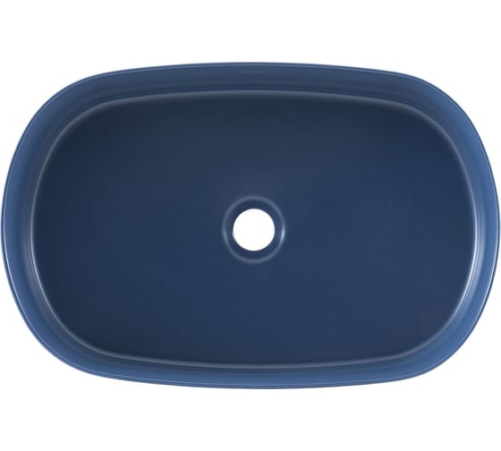 Раковина ALLEN BRAU 4.11022.ID FANTASY Oval керамика, накладная, без отв., 550x360мм, индиго 311900 00311900