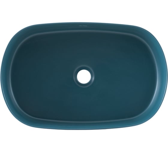 Раковина ALLEN BRAU 4.11022.PT FANTASY Oval керамика, накладная, без отв., 550x360мм, петроль 311902 00311902