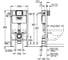 Система инсталляции для унитаза GROHE Rapid SL (1 м) 38586001 2
