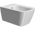 Подвесное биде GSI NUBES 52x35x42 керамическое, белый bianco glossy 9665111 2