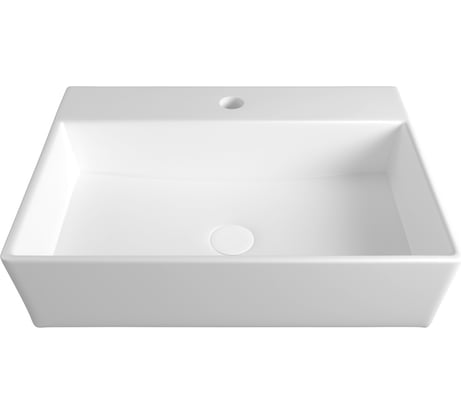 Раковина Teymi Aina 56 накладная с полочкой под смеситель, белая T50005 ЦБ-00267136