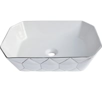 Накладная раковина BRONZE DE LUXE Silver Cell 500x360x140 мм 1398SL
