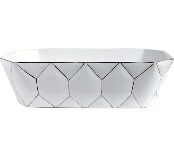 Накладная раковина BRONZE DE LUXE Silver Cell 500x360x140 мм 1398SL