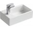 Асимметричный умывальник Ideal Standard K081701 strada 45x27 см. 1 отверстие под смеситель слева, без перелива, с крепежом 00000050316 1