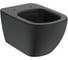 Подвесной унитаз Ideal Standard T0079v3 tesi aquablade silk black, глубокий смыв, с крепежом tt0299598 00000093185 1