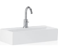 Подвесная раковина AeT Italia aet bold, 53x28 h. 12,5 см., с 1-м отверстием под смеситель, без крепежа, цвет белый L120T0R1V1100
