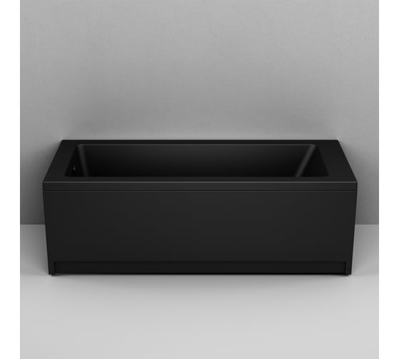Акриловая ванна AM.PM Gem s, 170x70 см, черная W93A-170-070B-A