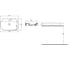 Умывальник на столешницу Quarter Bath smooth line 72 70SM23072 3