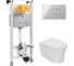 Сет Point инсталляцияoli 120 eco sanitarblock pneumatic + панель karisma, хром глянцевый + унитаз вега 879235pKA00+PN41711 1
