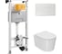 Сет Point инсталляцияoli 120 eco sanitarblock pneumatic + панель karisma, белый, oli + унитаз веста 879235pKA01+PN41701 1