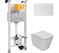 Сет Point инсталляцияoli 120 eco sanitarblock pneumatic + панель karisma, белый, oli + унитаз ника 879235pKA01+PN41081