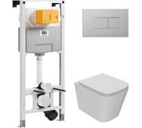 Сет Point инсталляцияoli 120 eco sanitarblock pneumatic + панель karisma, хром матовый + унитаз ника 879235pKA02+PN41081