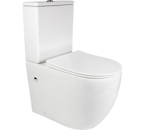 Унитаз BOND напольный безободковый с сиденьем микролифт F01-00