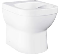 Напольный приставной безободковый унитаз Grohe Euro Ceramic с гигиеническим покрытием, без сиденья, альпин-белый 3932900H
