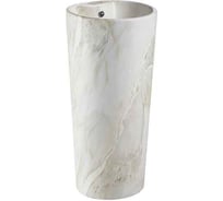 Керамическая напольная раковина-моноблок Santi Line под мрамор SL-4007