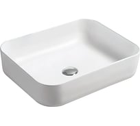 Керамическая раковина Santi Line белая матовая накладная SL-1051MW