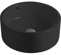 Керамическая раковина Santi Line черная матовая накладная SL-1057MB