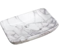 Керамическая раковина Santi Line под мрамор накладная SL-7027