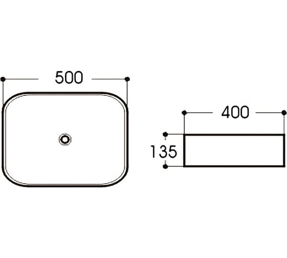 Керамическая раковина Santi Line красная матоваянакладная SL-1051MR