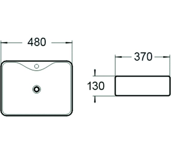 Керамическая раковина Santi Line черная матовая накладная SL-1011MB