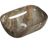 Керамическая раковина Santi Line под мрамор накладная SL-7023