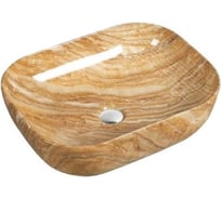 Керамическая раковина Santi Line под мрамор накладная SL-7025