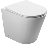 Приставной безободковый унитаз Santi Line сиденье микролифт SL-5020