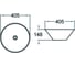 Керамическая накладная раковина Santi Line SL-1042 2
