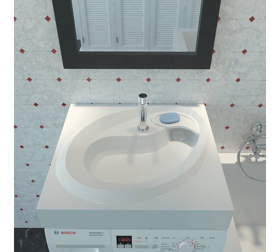 Раковина над стиральной машиной Madera Ameli 60-55 4627173210058