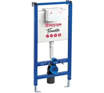 Сет Pestan FLUENTA унитаз + крышка-сиденье + рама + клавиша смыва ACTIVE ХРОМ ГЛЯНЕЦ SET40006 SET40006661AС