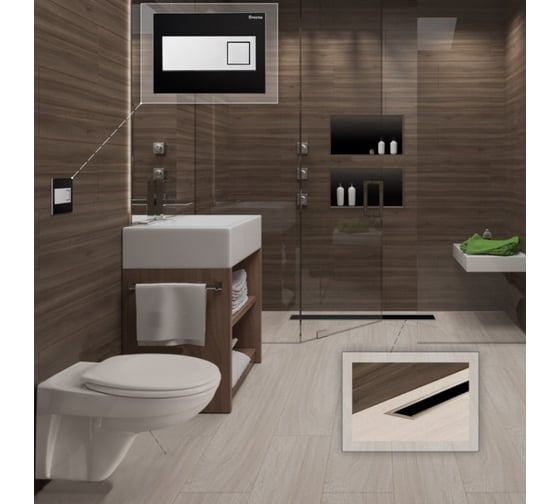 Подвесной унитаз в комплекте с крышкой Pestan Soft-Close Fluenta Basic 40006460