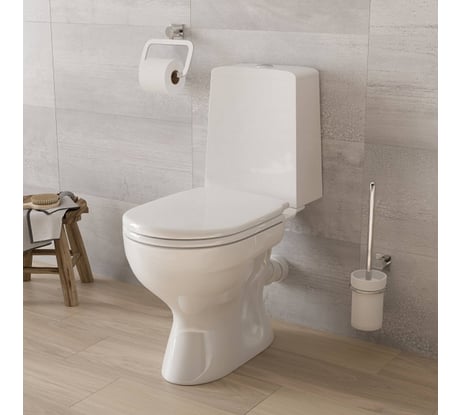 Унитаз-компакт Gesso Премиум 2 HOME De Luxe с 2-х уровневой арматурой, сиденьем микролифт (100% комплектация) 9014521