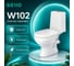 Унитазы-компакт 102 HOME De Luxe с 1 уровневой арматурой (100 комплектация) Gesso 9 012 357 9012357 2