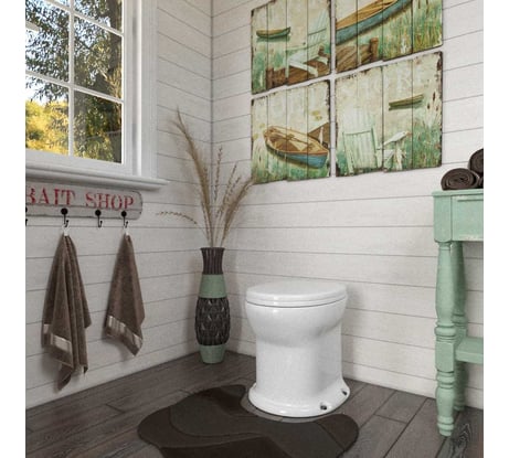 Унитаз Gesso "Дачный" с сиденьем Стандарт 9018138