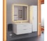 Тумба с раковиной для ванной Uperwood Modul 80 см, подвесная, матовая, белая 393020550 6